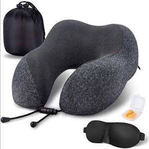 Travel Pillow [100% Memory Foam]